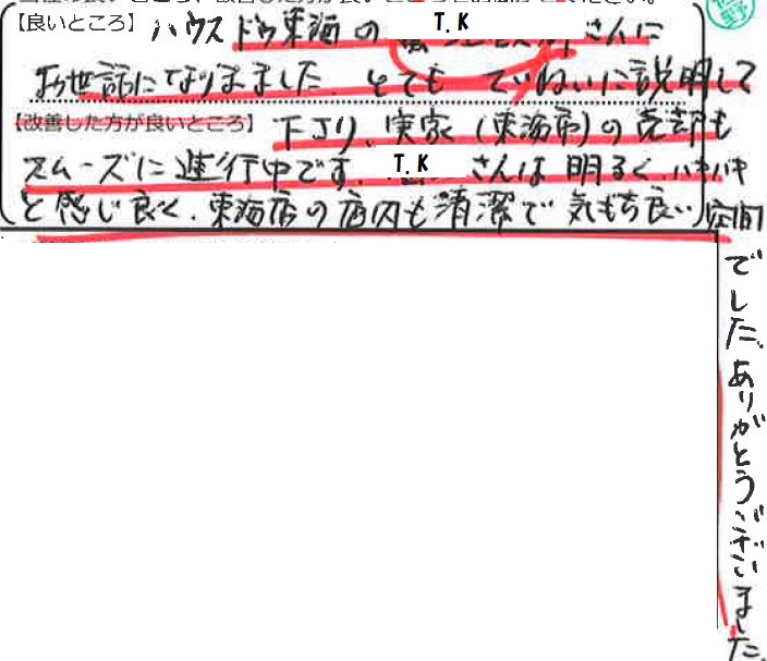 とてもていねいに説明して下さり、売却もスムーズに進行中です | 大切なお客様の声